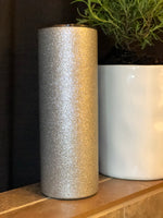 20oz SKINNY STRAIGHT GLITTER SUBLIMATION TUMBLER