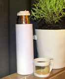 500ml WHITE SUBLIMATION STRAIGHT EDGE THERMOS WITH CUP