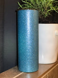 20oz SKINNY STRAIGHT GLITTER SUBLIMATION TUMBLER